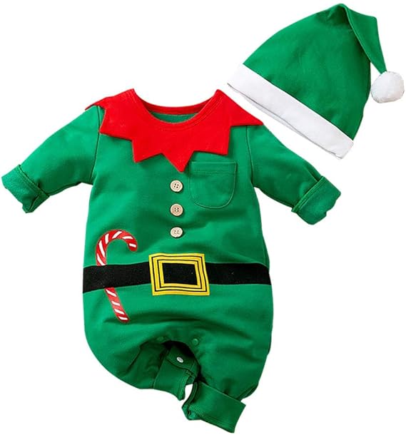 Cute Christmas  Baby Jumpsuit