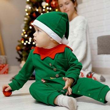 Cute Christmas  Baby Jumpsuit