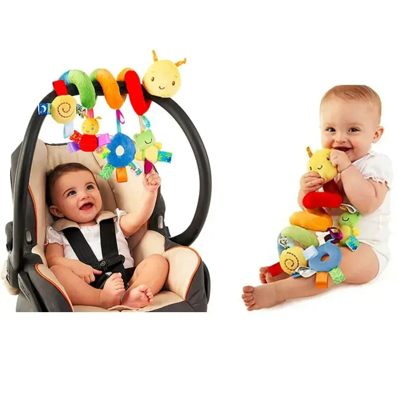 Cute Activity Musical Spiral Crib Stroller Rattles Toy