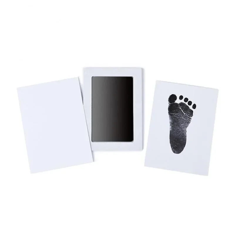 Newborn Baby DIY Hand And Footprint Kit Ink Pads Photo Frame