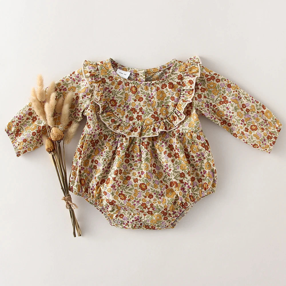 Spring Soft Cotton Newborn Romper