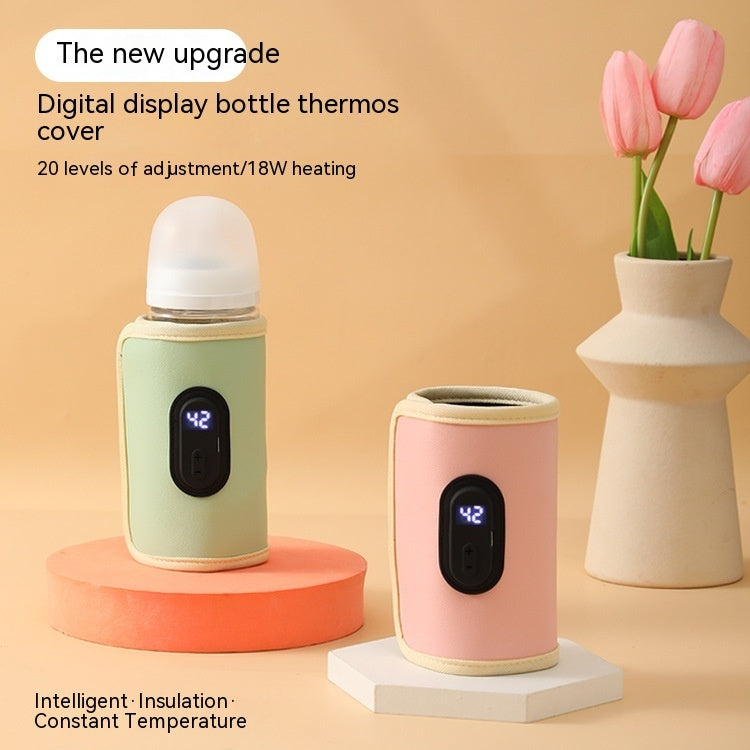 USB Intelligent Temperature Control Portable Milk Bottle Insulation Cover